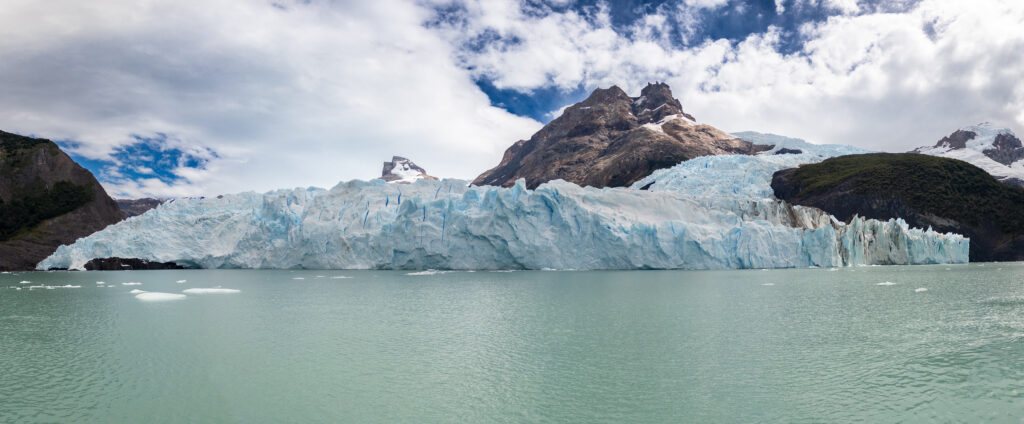 Majestic Glacial Landscape with Turquoise Waters and Skies